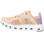 ON Cloud 6 Coast Damen Sneaker Beige Rosa Orange