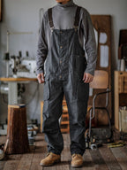 Benny Herren Latzhose | Robuste Canvas Arbeitskleidung, Schmaler Schnitt, Praktisch — Image 2