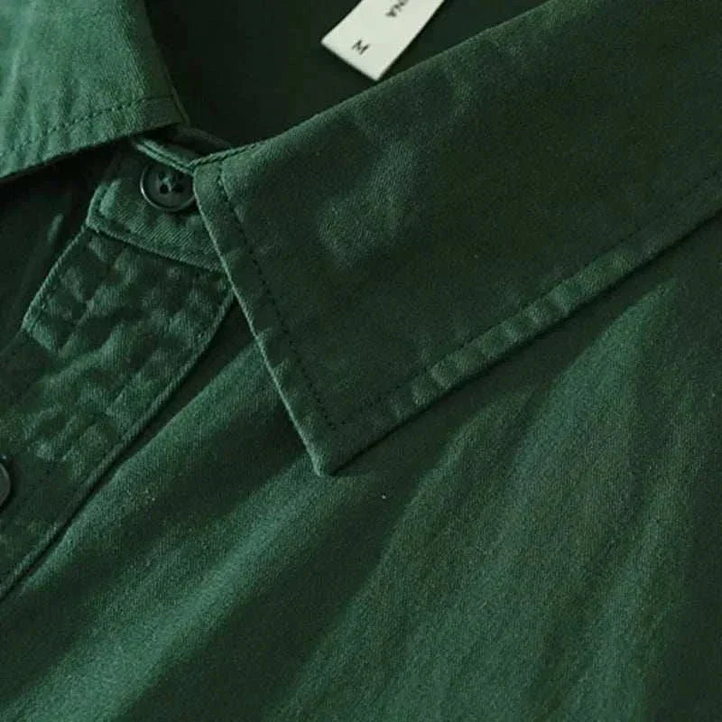 Jesolice Herren Freizeit Kurzarm Hemd – Leichtes Baumwollmischung Sommeroberteil mit Brusttaschen, Elegant — Image 4