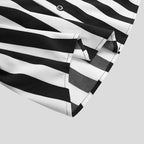 Jesolice Herren Gestreiftes Kurzarm Hemd – Lässiges Leichtes Polyester Atmungsaktives Sommeroberteil mit Stehkragen Stilvolles — Image 5