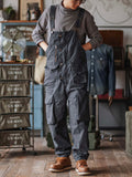 Jesolice Herren Latzhose | Robustes Baumwoll-Canvas, 10 Taschen, Praktisch — Main Image