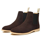 Jesolice Herren Wildleder Chelsea Stiefel – Klassische Slip-On Stiefeletten mit Elastischen Seiten für Freizeit- und formelle Anlässe Elegante — Image 2