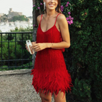 Kleid mit Fransen und Pailletten in verschiedenen Farben — Image 15
