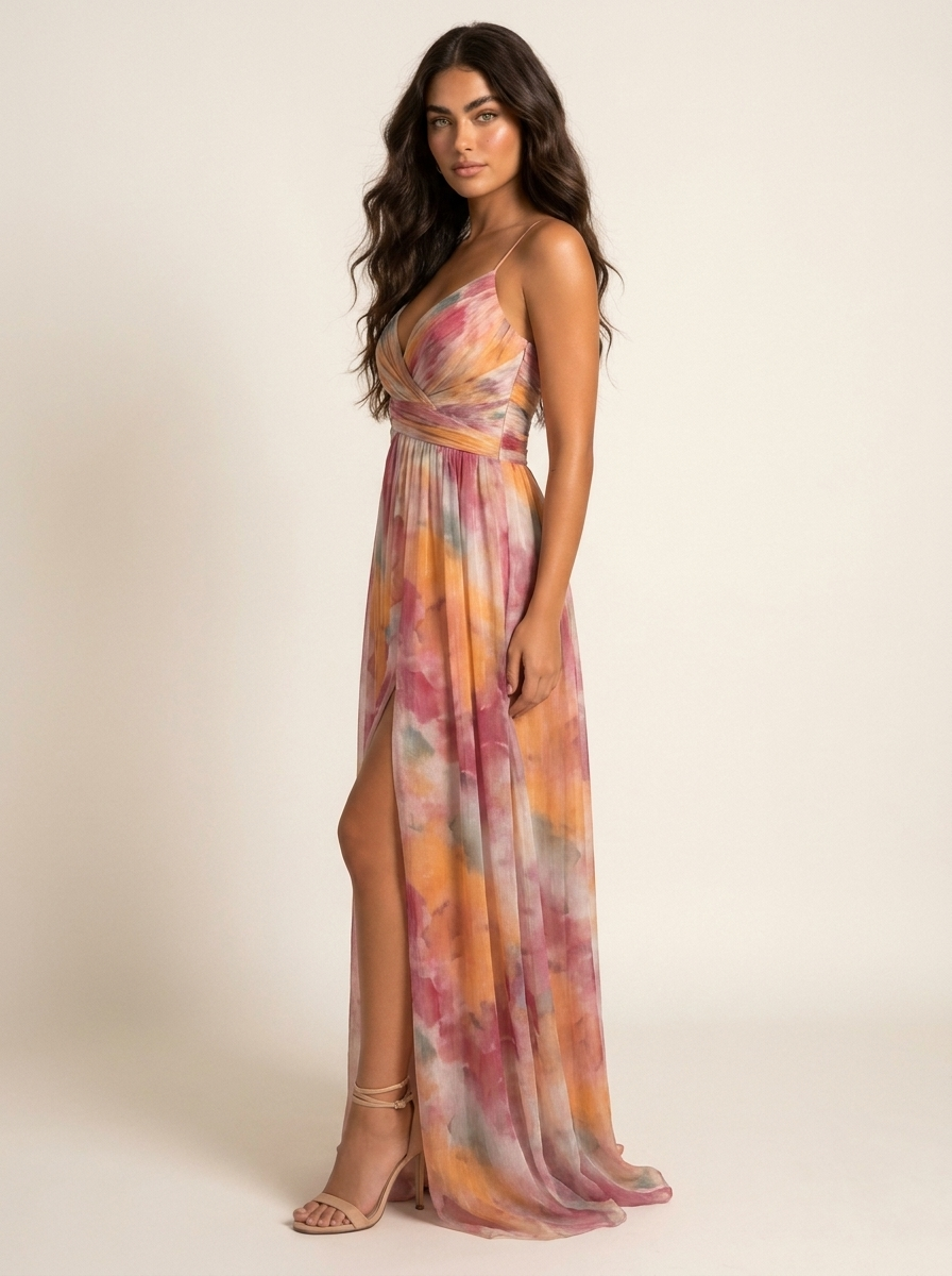Lunara Abendkleid in Mehrfarbig — Image 2