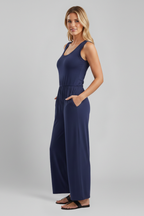 Marke Damen Jumpsuit in Navy Blau — Image 4