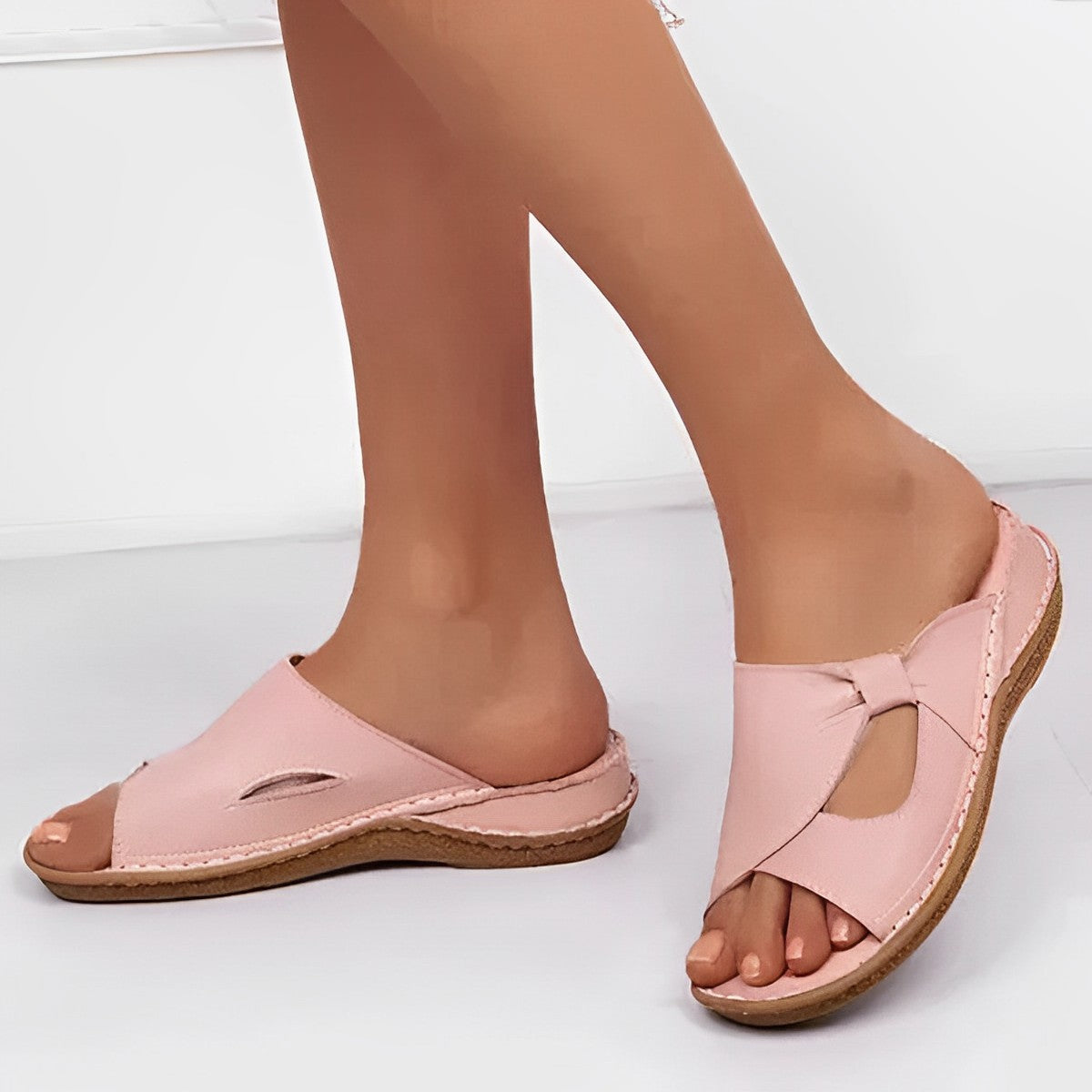 Marke Sandalen in Schwarz, Blau, Rosa, Orange — Image 3
