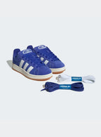 Adidas Campus 00s Sneakers in Semi Lucid Blau mit Wildleder-Obermaterial. 9