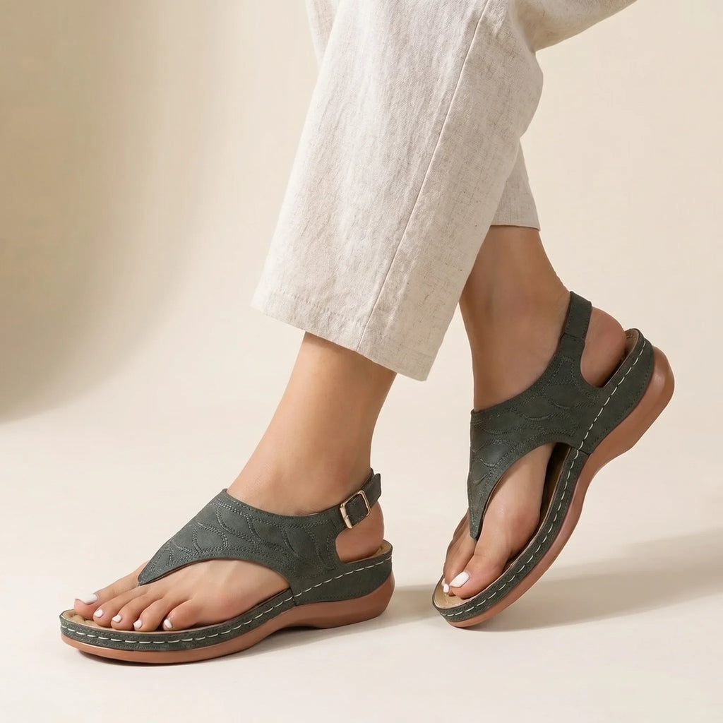 Frauen Plattform Sandalen Leichtgewichtig Bequem Synthetisch