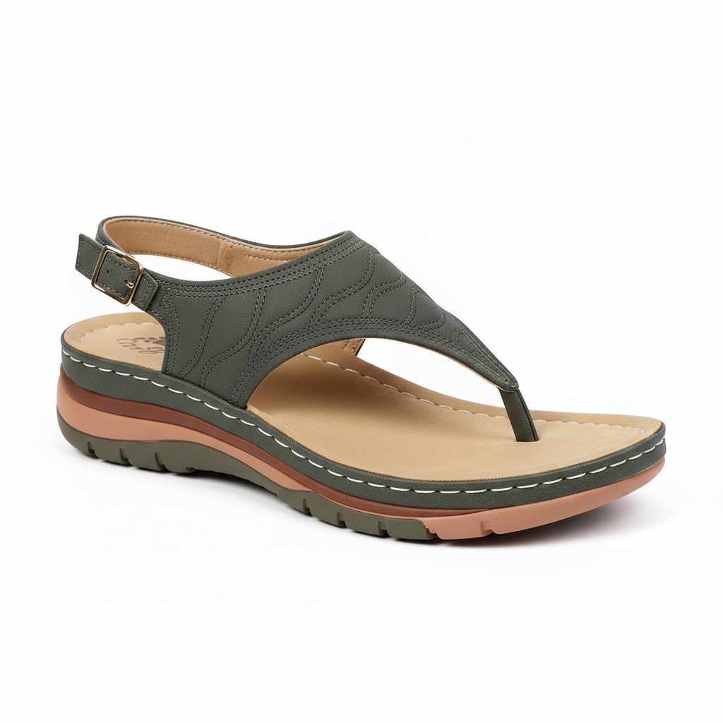 Frauen Plattform Sandalen Leichtgewichtig Bequem Synthetisch 3