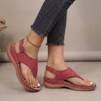 Frauen Plattform Sandalen Leichtgewichtig Bequem Synthetisch 5