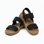 Damen Sandalen Beige Textil 7