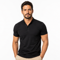 Henley T-Shirt Schwarz