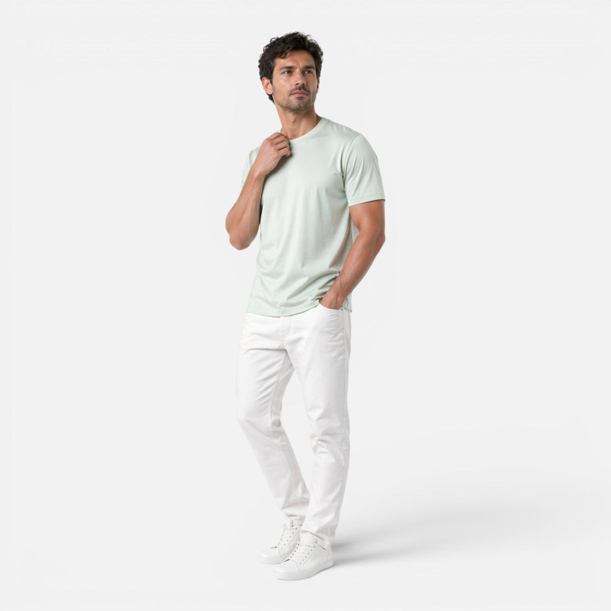 Ice Silk T-Shirt in Mint 4