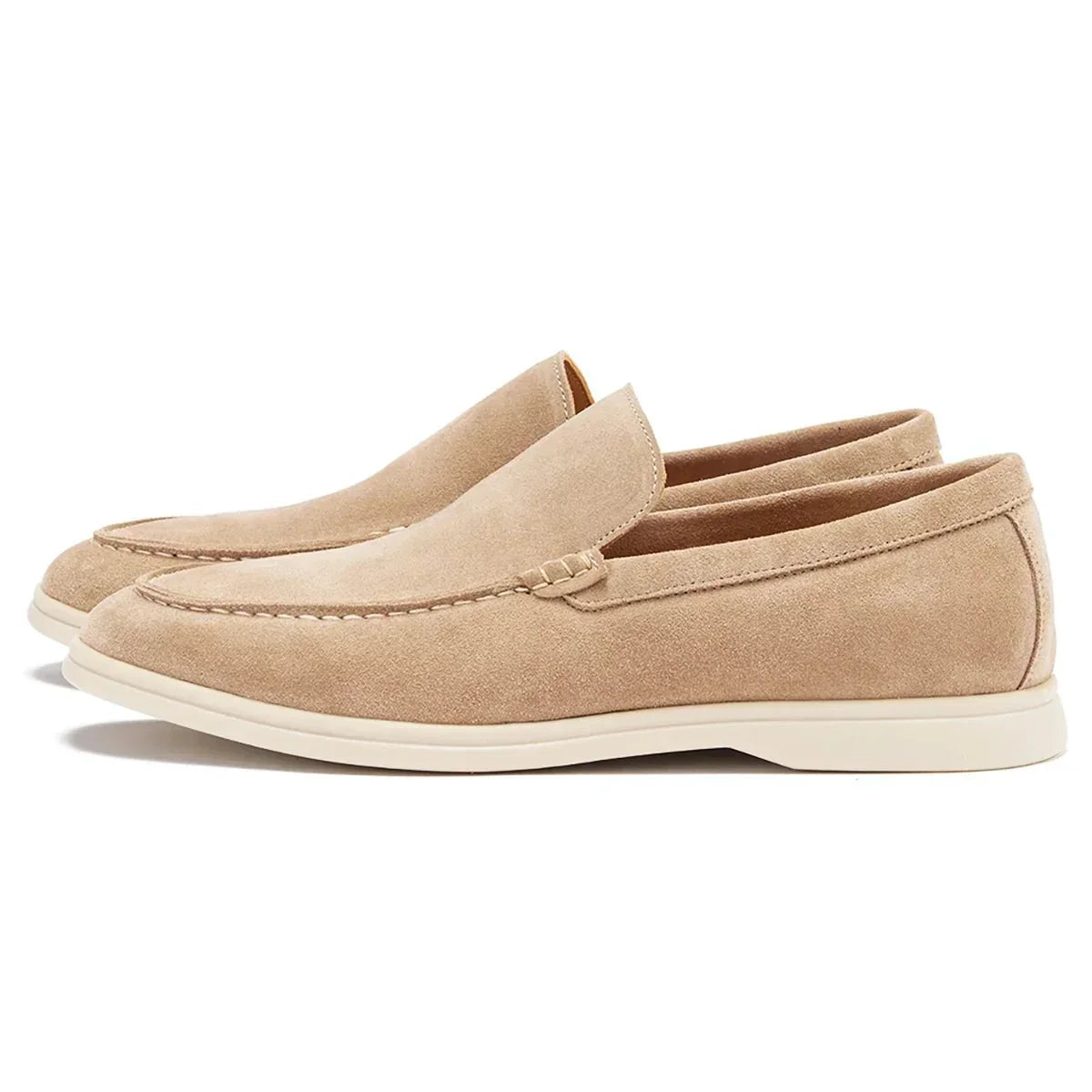 Herren klassische Wildleder Slipper in elegantem Design 17
