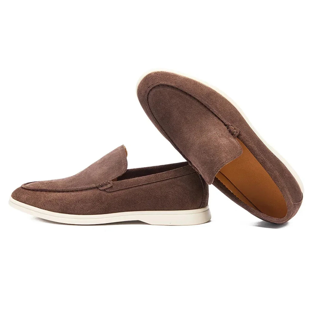 Herren klassische Wildleder Slipper in elegantem Design 4