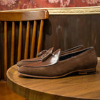 Herren Leder Quasten Slipper in eleganter Ausführung 9