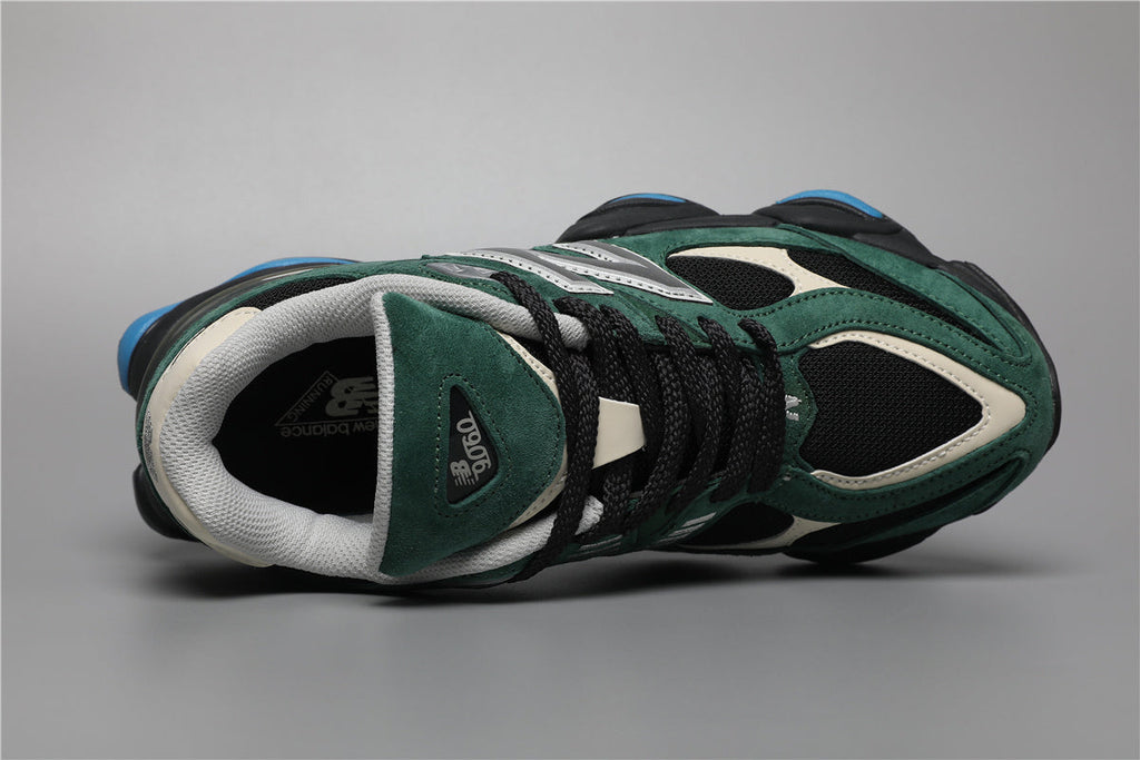 New Balance 9060 Grün Weiß Sneakers für stilvolle Abenteuer. 6