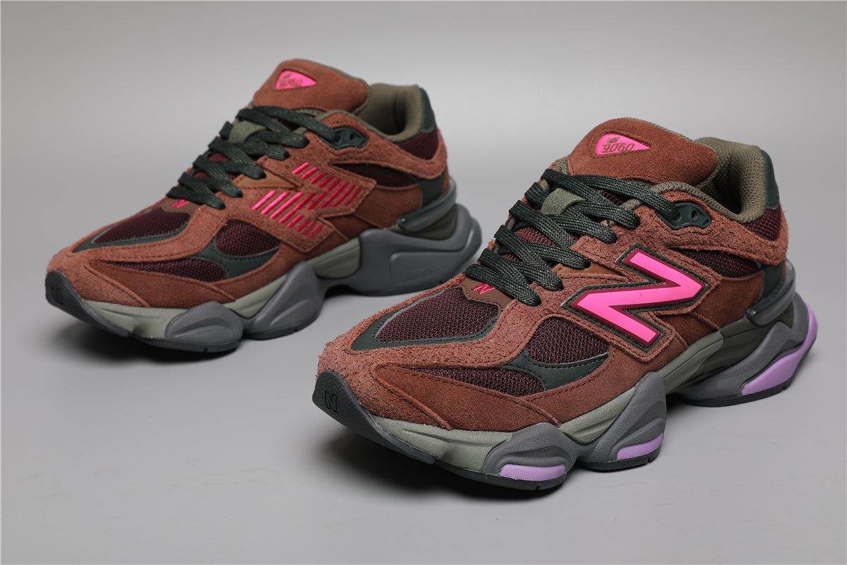 Stylische NB 9060 Sneakers in Weinrot 4