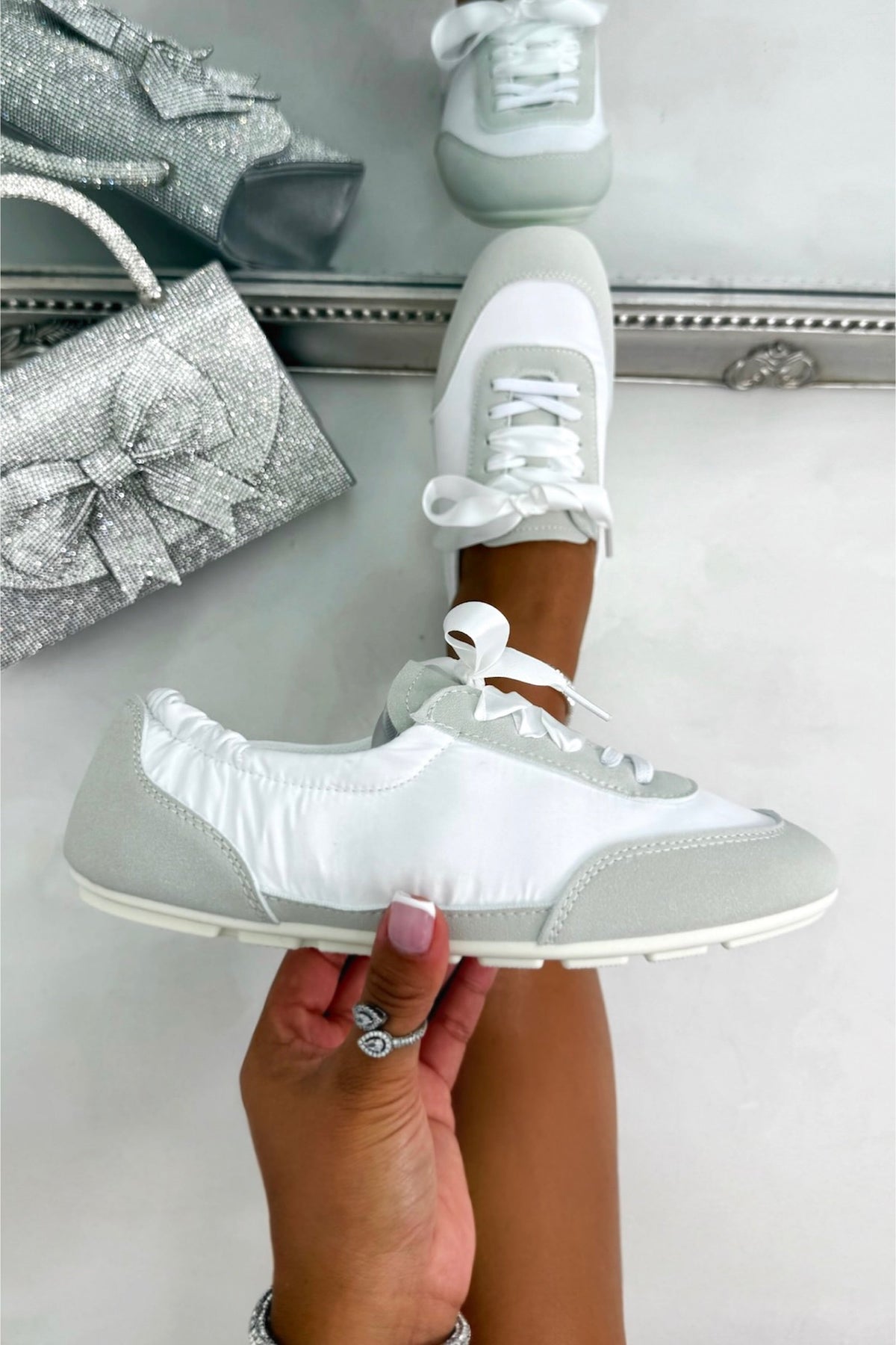 Ballett-Laufschuhe Weiß
