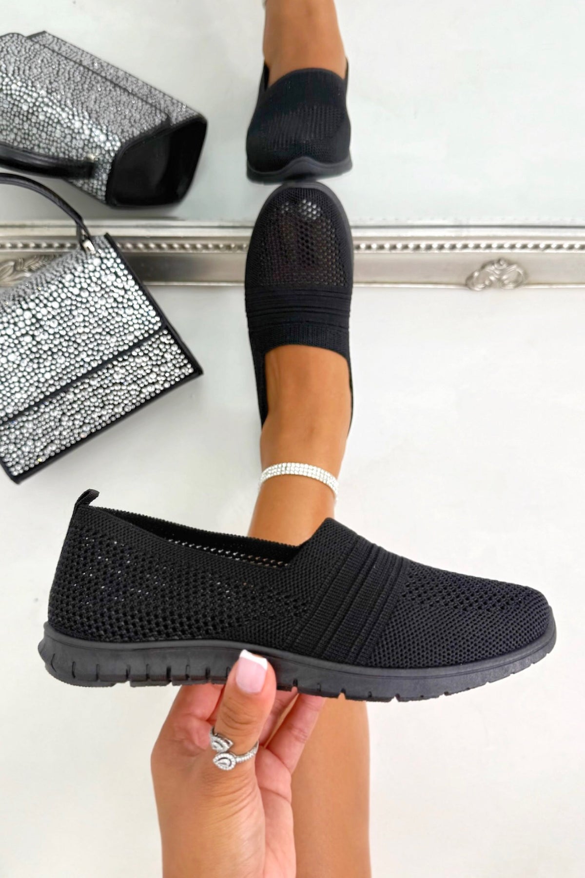 Schuhe Schwarz