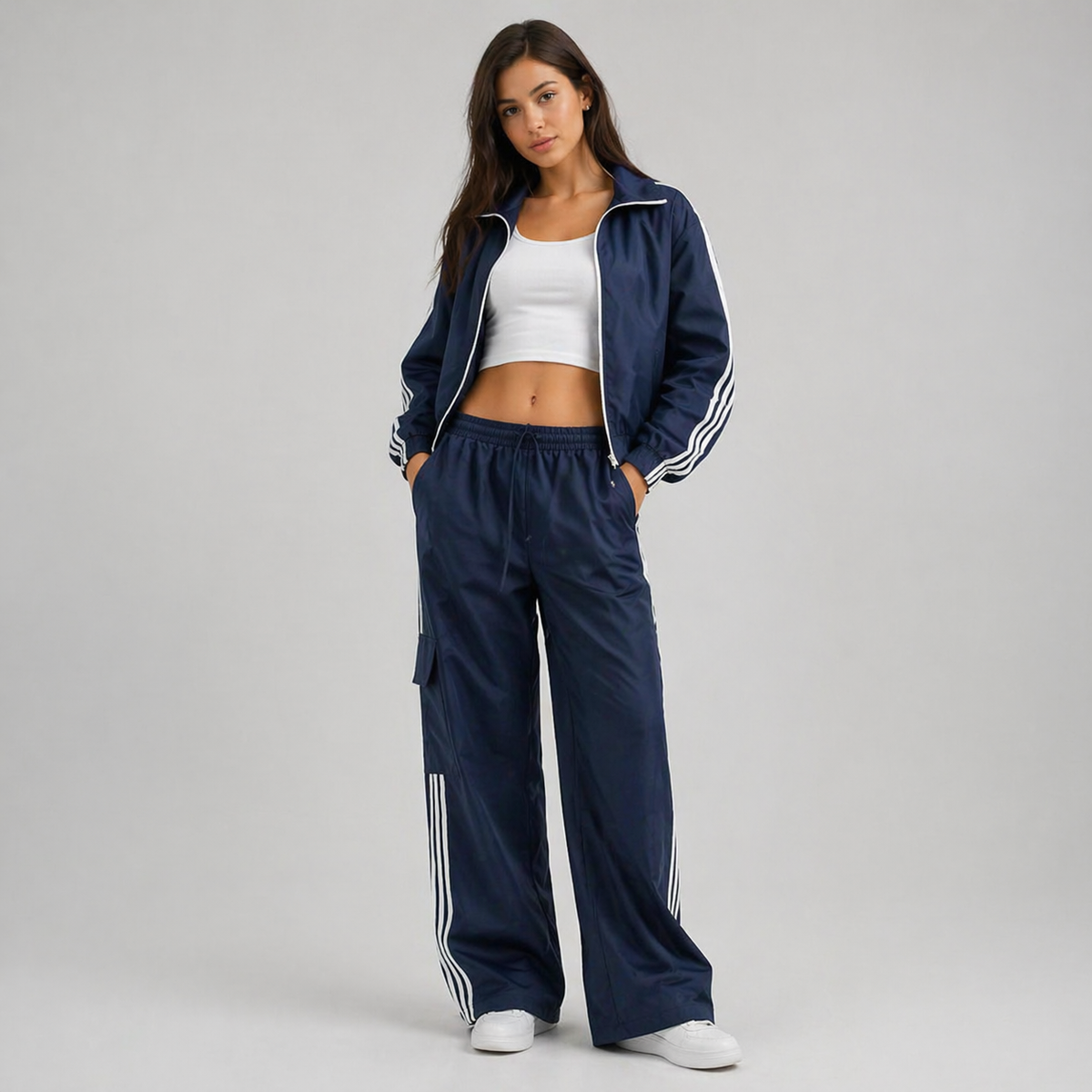 Bequeme Cargo Trackpants für Frauen in verschiedenen Farben.