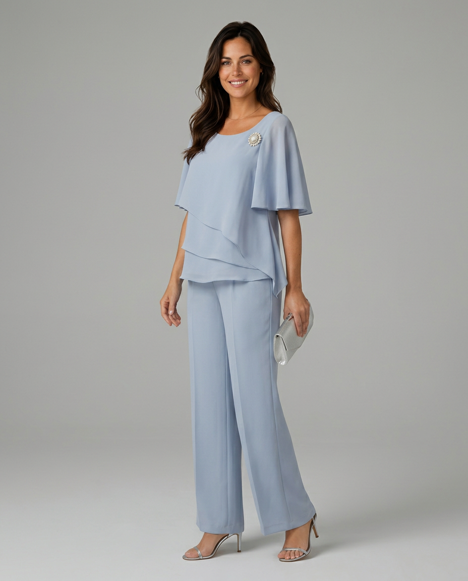 Elegantes Zwei-Teile-Set für Frauen in fließendem Design 4