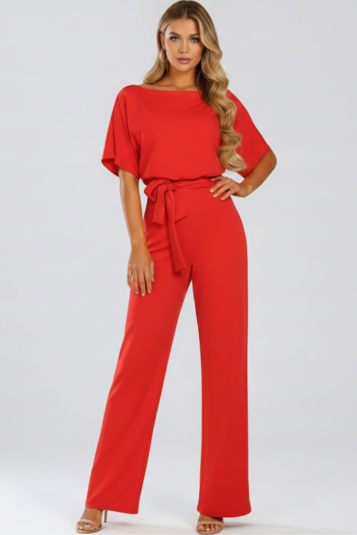 Eleganter, weitbeiniger Jumpsuit für Frauen in verschiedenen Farben. 9