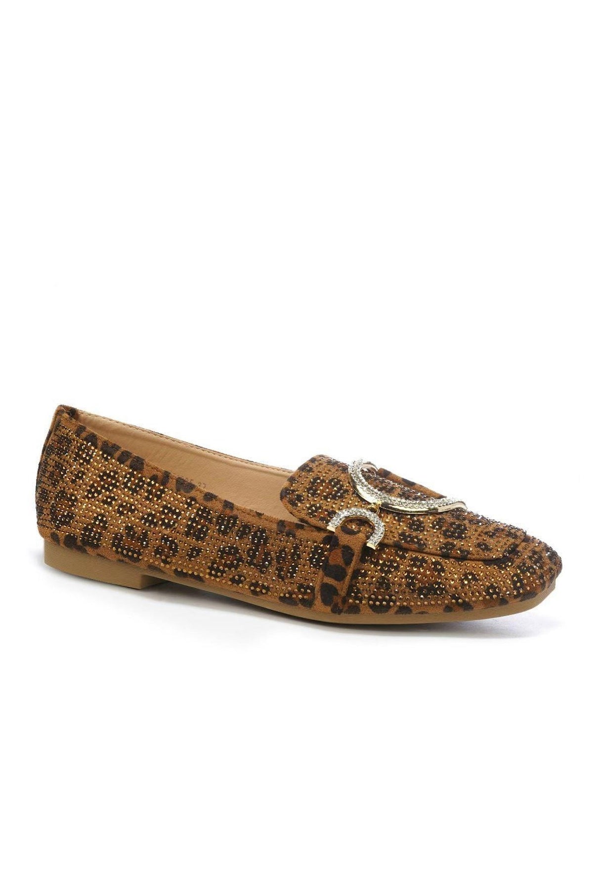 Kristall Imperiale Wildleder Slipper mit glitzernden Akzenten 3