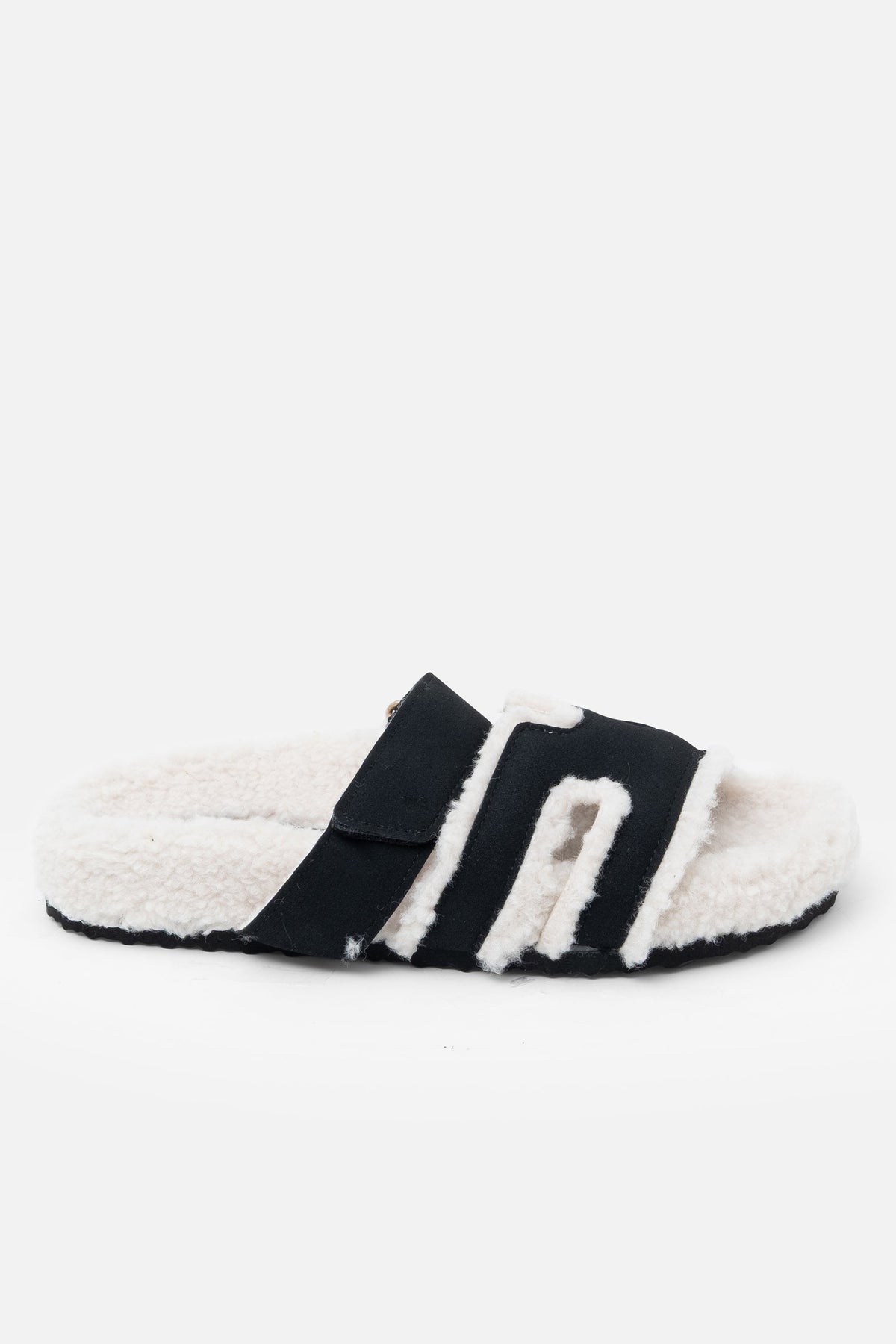Gemütliche Snuggle Chic Slipper Sliders in Schwarz für ultimativen Komfort. 6