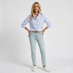 Weiche Rüschendetail Bluse mit Eleganter Texturierte Ausführung für Frauen