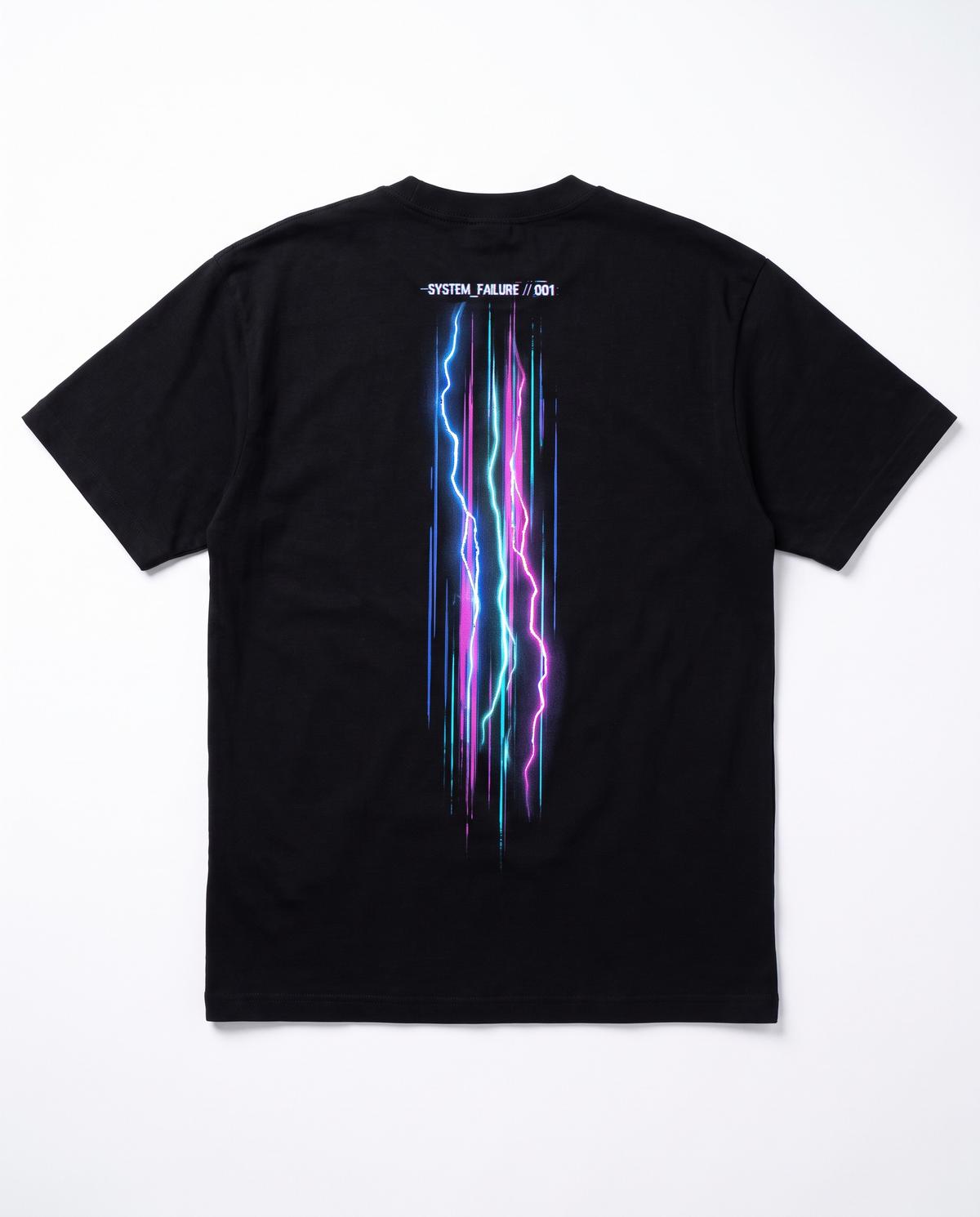 Elektrischer Puls T-Shirt, Rückseitendetail Grafikdruck – Pursesnet